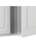 Ameriwood Outlet Home SystemBuild Kendall Storage Cabinet, 2 Drawers, 3 Shelves, White