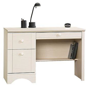 (Scratch & Dent) Sauder Outlet Harbor View Wood Computer Desk, Antiqued White