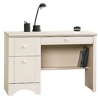 (Scratch & Dent) Sauder Outlet Harbor View Wood Computer Desk, Antiqued White