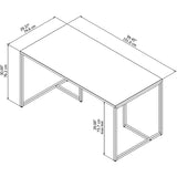 (Scratch & Dent) kathy ireland Outlet Office by Bush Business Furniture Method Table Desk, 60"W, White