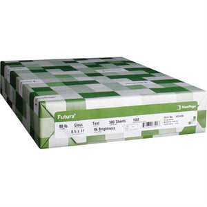 Verso Futura 8.5" x 11" Cover Paper, 80 lbs, 96 Brightness, 250/Ream