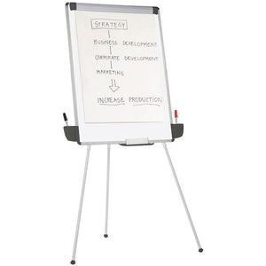 OF4S Outlet Tripod Dry-Erase Easel, 29 3/8" x 44"