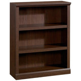 Realspace Outlet Premium Bookcase, 3-Shelf, Mocha
