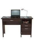 Inval Outlet Contemporary 47"W Computer Desk, Espresso-Wengue
