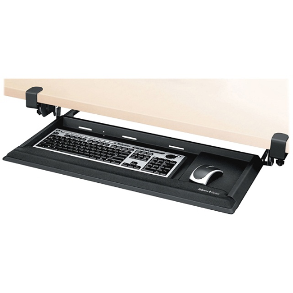 Fellowes Designer Suites DeskReady Keyboard Drawer, Black