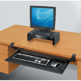 (Scratch & Dent) Fellowes Designer Suites DeskReady Keyboard Drawer, Black