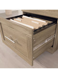 Realspace Outlet 2-Drawer 17"D Vertical File Cabinet, Spring Oak