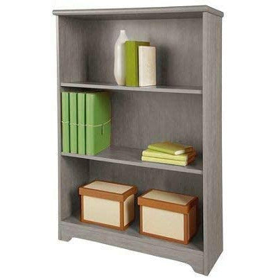 Realspace Outlet Magellan Collection 3-Shelf Bookcase, Gray