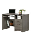 South Shore Gascony 46"W Computer Desk With Keyboard Tray, Gray Maple