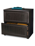Realspace Outlet Broadstreet 30"W 2-Drawer Lateral File Cabinet, Walnut