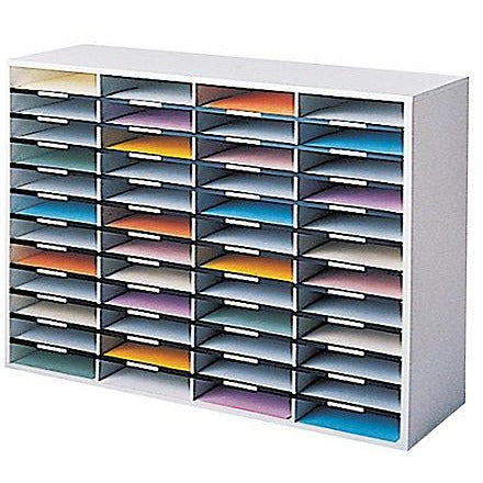 (Scratch & Dent) Fellowes Literature Organizer, 48 Compartments, 34 11/16