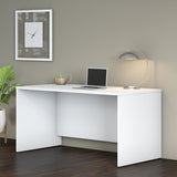 (Scratch & Dent) Bush Business Furniture Outlet Studio C Office Desk, 60"W x 30"D , White
