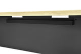 (Scratch & Dent) Ameriwood Outlet Home Pursuit Executive Desk, Natural/Gray