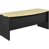 (Scratch & Dent) Ameriwood Outlet Home Pursuit Executive Desk, Natural/Gray