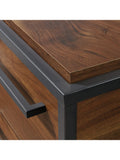 (Scratch & Dent) Sauder Outlet Nova Loft 59"W L-Shaped Desk, Grand Walnut