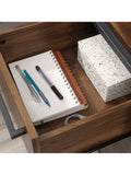 (Scratch & Dent) Sauder Outlet Nova Loft 59"W L-Shaped Desk, Grand Walnut