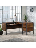 (Scratch & Dent) Sauder Outlet Nova Loft 59"W L-Shaped Desk, Grand Walnut