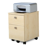 (Scratch & Dent) South Shore Interface 2-Drawer Mobile File Cabinet, Natural Maple