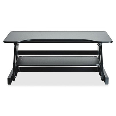 (Scratch & Dent) Lorell Sit-To-Stand Desk Riser, Black
