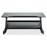 (Scratch & Dent) Lorell Sit-To-Stand Desk Riser, Black