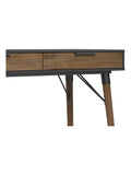 Elle Décor Outlet Dani 47"W Writing Desk, Old World Rustic Pine/Dusk Gray