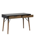 Elle Décor Outlet Dani 47"W Writing Desk, Old World Rustic Pine/Dusk Gray