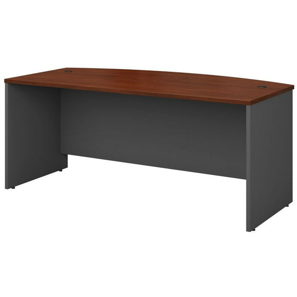 Bush Business Furniture Components Bow Front Desk, 72