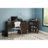 South Shore Outlet Axess Printer Cart, Chocolate
