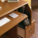 (Scratch & Dent) Sauder Outlet Orchard Hills Computer Desk, Carolina Oak