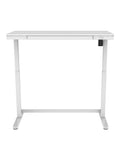 Realspace Outlet 48"W Electric Height-Adjustable Standing Desk, White