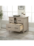 (Scratch & Dent)  Sauder Outlet Summit Station 34"W Lateral 1-Drawer File Cabinet, Laurel Oak