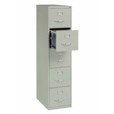 (Scratch and Dent) WorkPro Outlet 26-1/2"D Vertical 5-Drawer Letter-Size File Cabinet, Metal, Light Gray