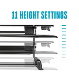 VARIDESK ProPlus Manual Standing Desk Converter, 36”W, Black