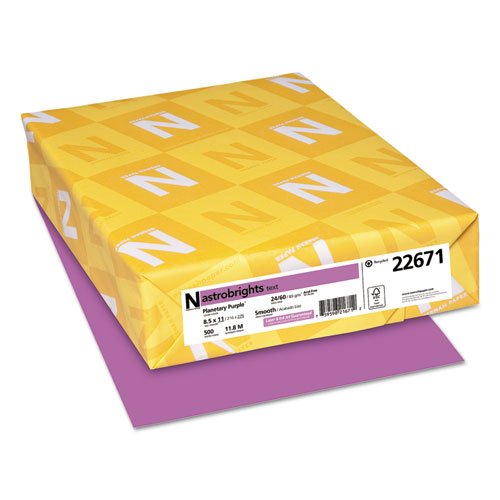 Astrobrights Multipurpose Paper, 24 lbs, 8.5