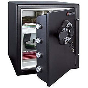 SentrySafe Fire-Safe Combination Safe, 1.23 Cu. Ft., Black