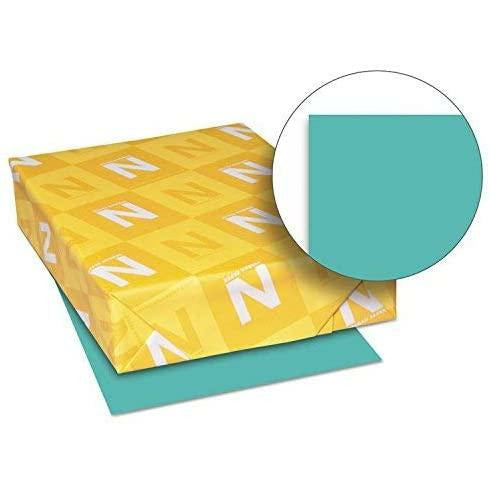 Neenah Paper Exact Brights Paper, 8 1/2 x 11, Bright Aqua, 20lb, 500 Sheets