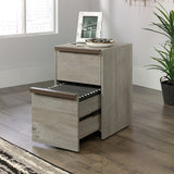 (Scratch & Dent) Sauder Outlet Manhattan Gate Mobile Vertical File Cabinet, 2-Drawer, Letter Size, Mystic Oak