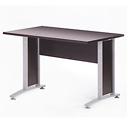 Tvilum-Scanbirk Prima 4-Foot Desk With Metal Legs, Coffee