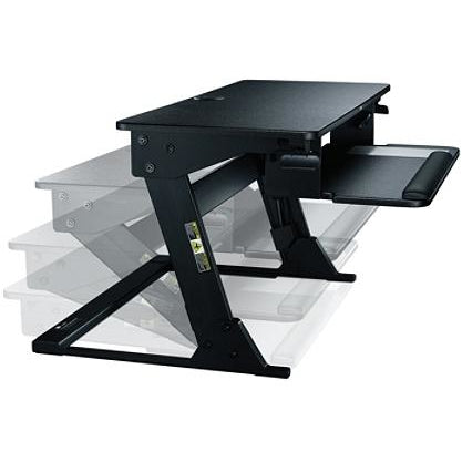 3M Outlet Precision Standing Desk, Black