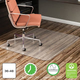 (Scratch & Dent) Realspace Outlet Hard Floor Chair Mat, 36"W x 48"D, Clear