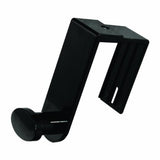 Advantus Over-the-panel Single Garment Hook, 1 Hook, Plastic, Black