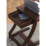 (Scratch & Dent) Realspace Outlet Coastal Ridge Laptop Cart, 30 5/16"H x 22 1/4"W x 21"D, Mahogany