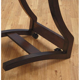 (Scratch & Dent) Realspace Outlet Coastal Ridge Laptop Cart, 30 5/16"H x 22 1/4"W x 21"D, Mahogany