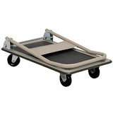 (Scratch & Dent) Safco Outlet FoldAway Heavy-Duty Platform Truck, 700 Lb Capacity, 4" Casters, 28 3/4"H x 18 5/8"W x 29 1/4"D