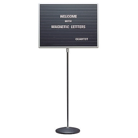 (Scratch & Dent) Quartet Outlet Standing Magnetic Letter Board, 24