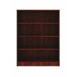 (Scratch and Dent) Lorell Outlet Essentials Series 48"H 4-Shelf Bookcase, Cherry