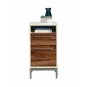 (Scratch & Dent) Sauder Outlet Vista Key 19"D Vertical 2-Drawer File Cabinet, Pearl Oak/Blaze Acacia