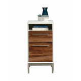 (Scratch & Dent) Sauder Outlet Vista Key 19"D Vertical 2-Drawer File Cabinet, Pearl Oak/Blaze Acacia