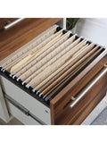 (Scratch & Dent) Sauder Outlet Vista Key 19"D Vertical 2-Drawer File Cabinet, Pearl Oak/Blaze Acacia