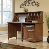 Sauder Outlet Edge Water Computer Desk With Hutch, Auburn Cherry